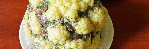 фаршированная цветная капуста