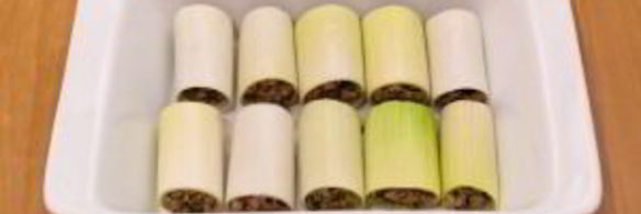 фаршированный лук-порей