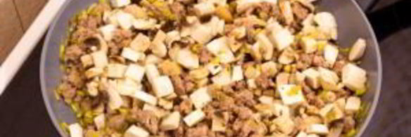 фаршированный лук-порей