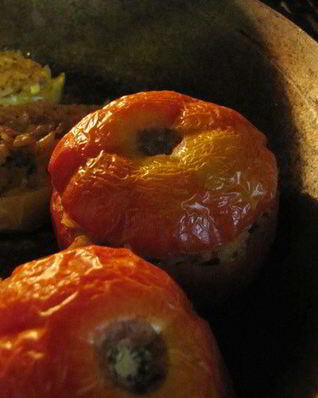 Фаршированные овощи по-гречески