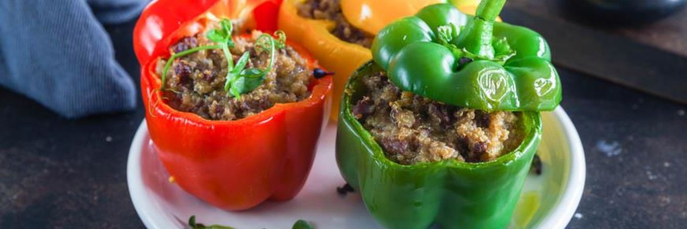 Фаршированные перцы с киноа