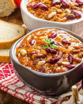 Фасоль в соусе карри