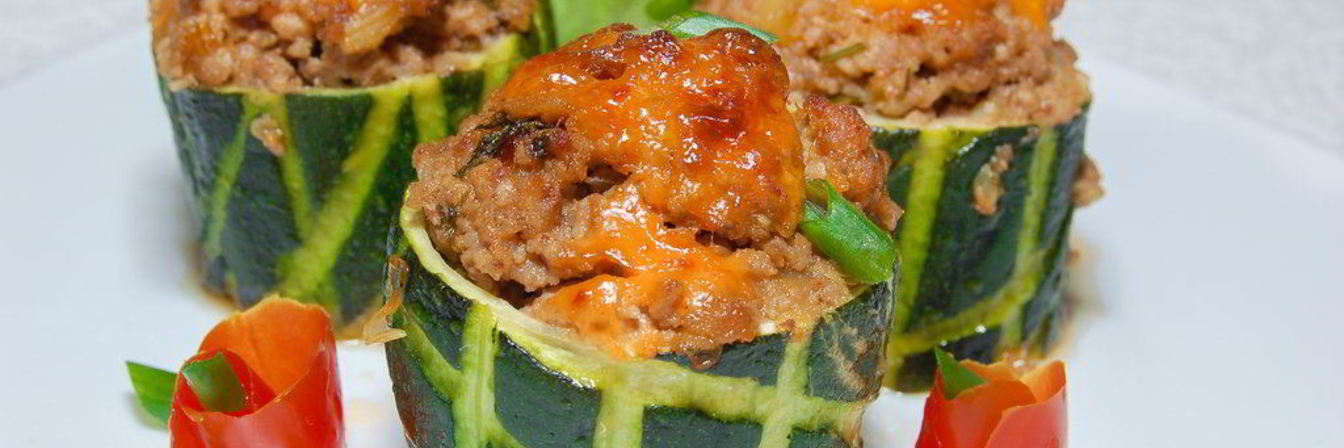 Кабачки фаршированные бочонки
