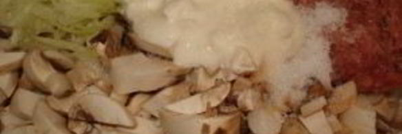 кабачки, фаршированные грибами