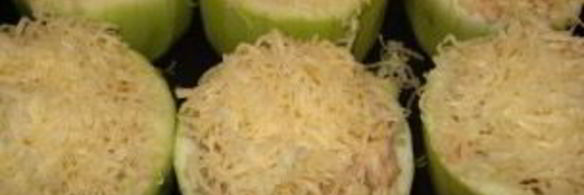 кабачки, фаршированные грибами