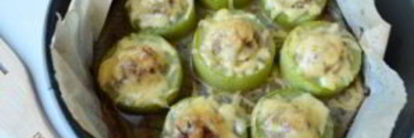кабачки, фаршированные индейкой
