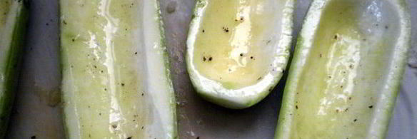 кабачки, фаршированные творогом