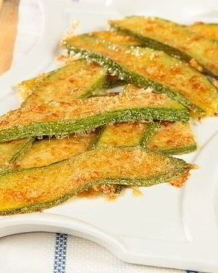 Кабачки под сыром