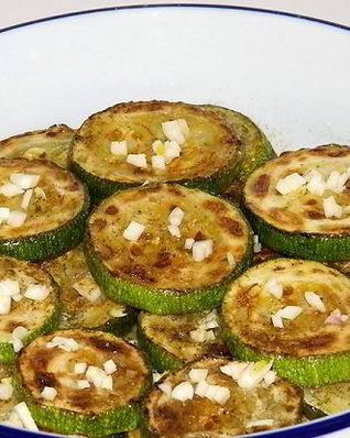Кабачки с чесноком