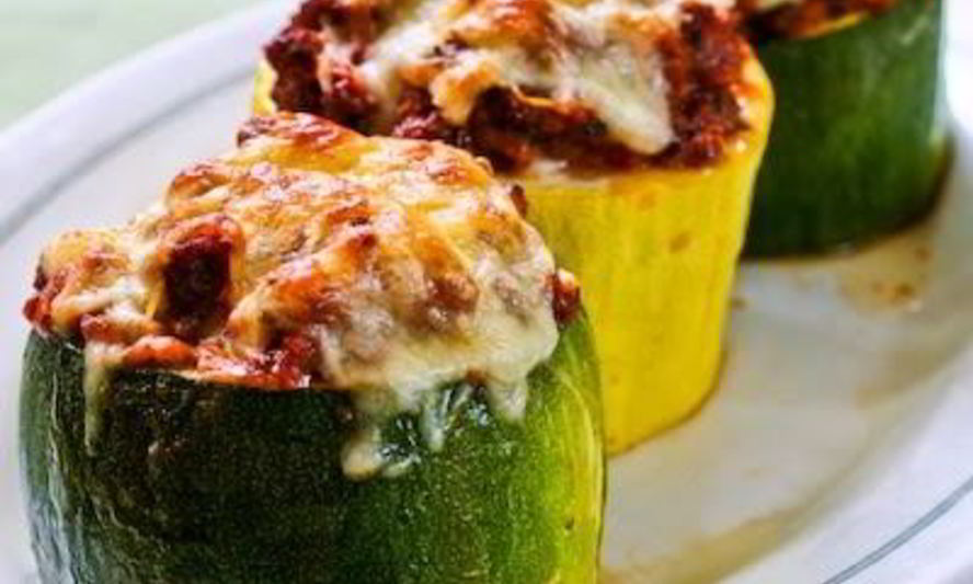 Рецепт кабачков с фаршем в мультиварке