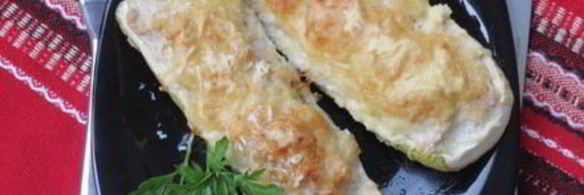кабачки с мясной начинкой запеченные в духовке