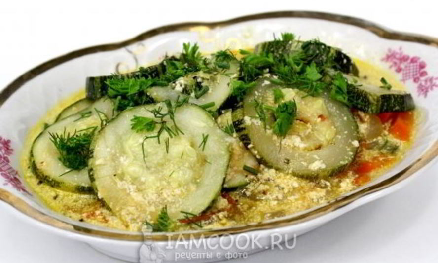 Рецепт кабачков тушеных в мультиварке