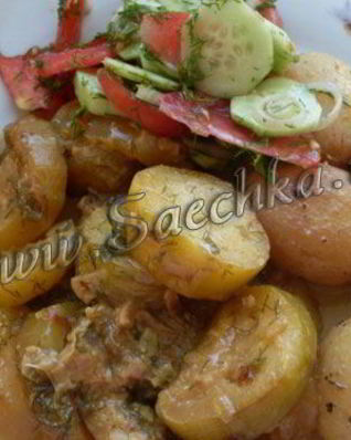 Кабачки тушеные