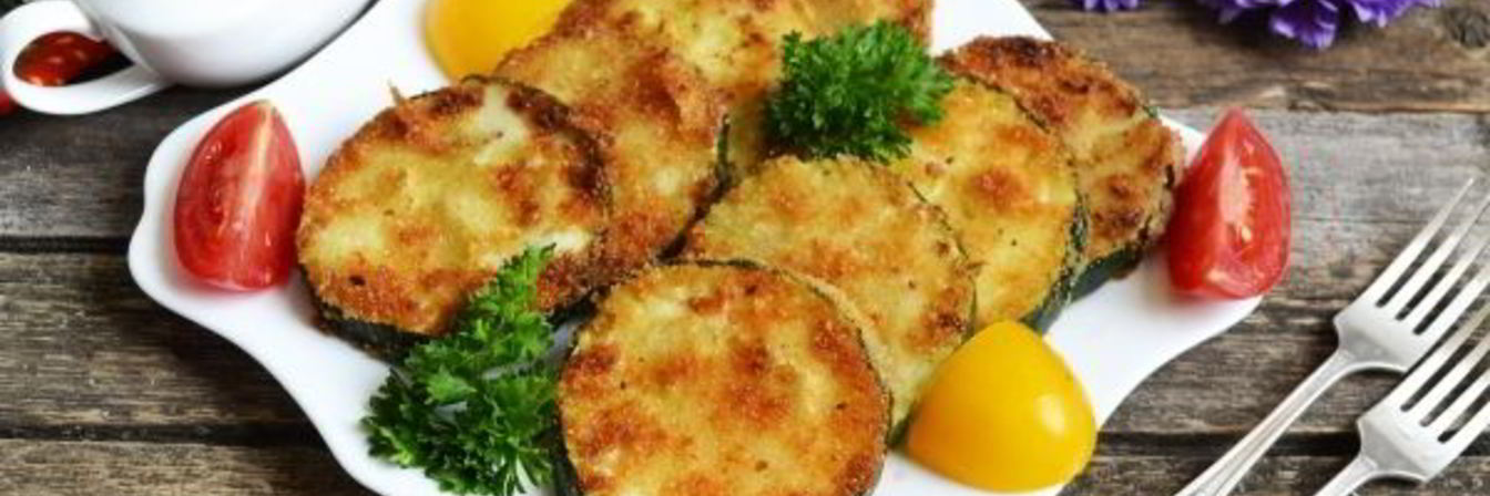 Кабачки в панировке