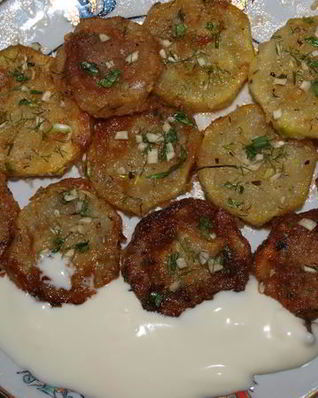 Кабачки жареные