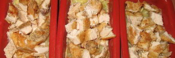 кабачковые корзиночки с куриным филе