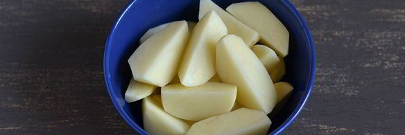 картофель тушеный с куриной печенью