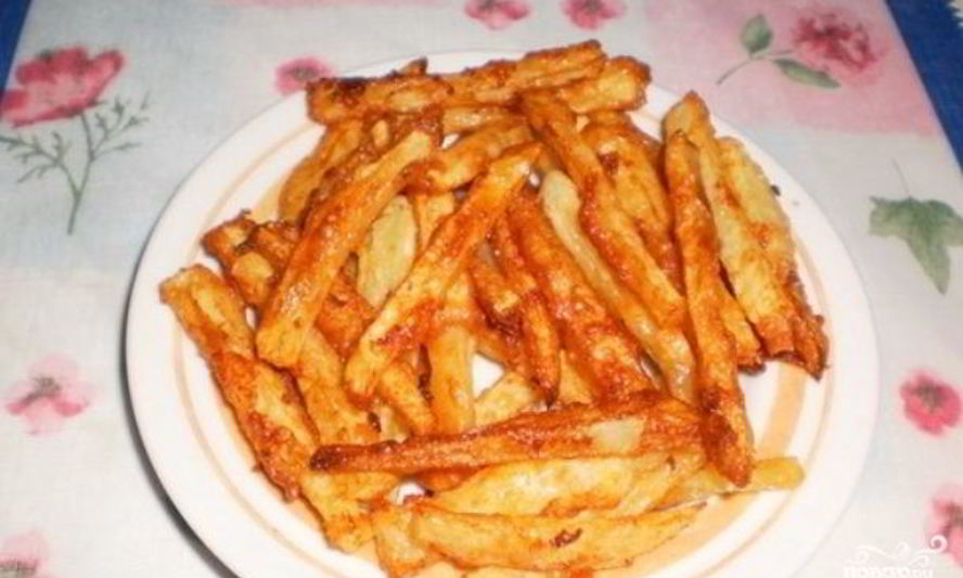 Рецепт картофеля в кляре