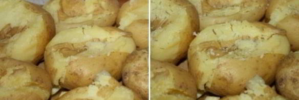 картофель в кожуре, запеченный в духовке