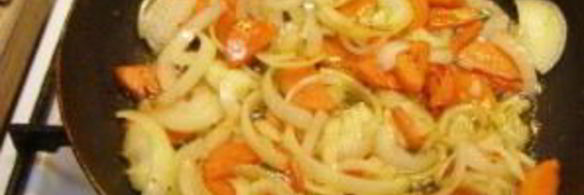 картошка, тушеная с ребрышками