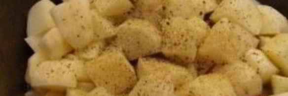 картошка, тушеная с ребрышками