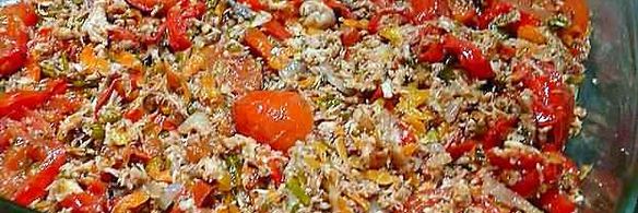 мусака с курицей