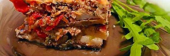 мусака с курицей