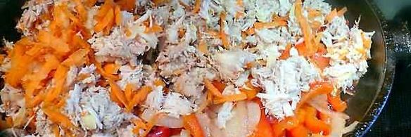 мусака с курицей