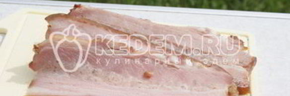 овощи на гриле с копченостями