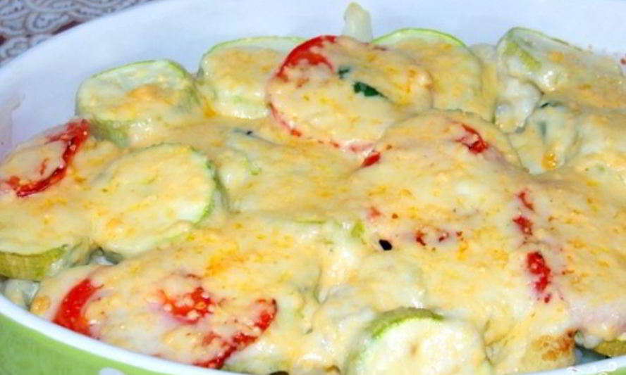 Рецепт овощей, запеченных под соусом