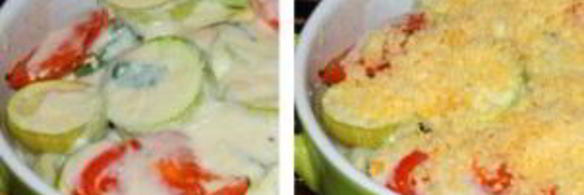 овощи, запеченные под соусом