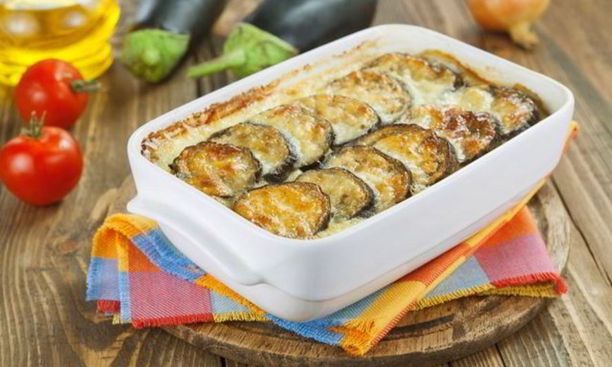 Рецепт овощной мусаки с яйцами
