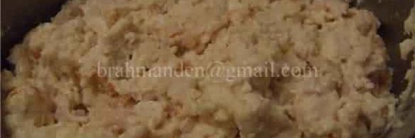 печеные овощи, фаршированные курицей с соусом бешамель и грибами