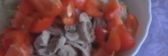 пекинская капуста с курицей и грибами