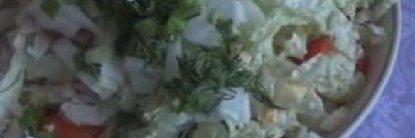 пекинская капуста с курицей и грибами