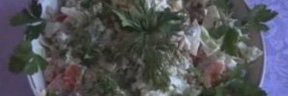 пекинская капуста с курицей и грибами