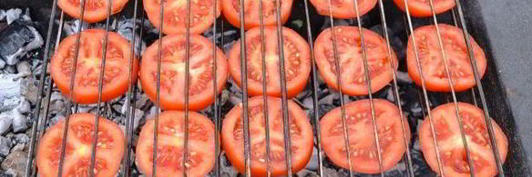 помидоры на гриле