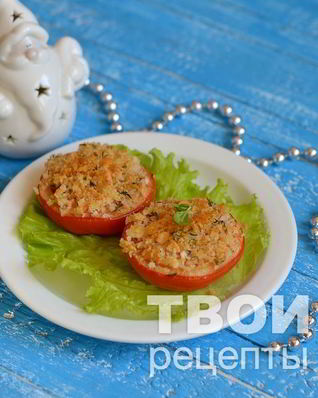 Помидоры, запеченные с тимьяном и пармезаном