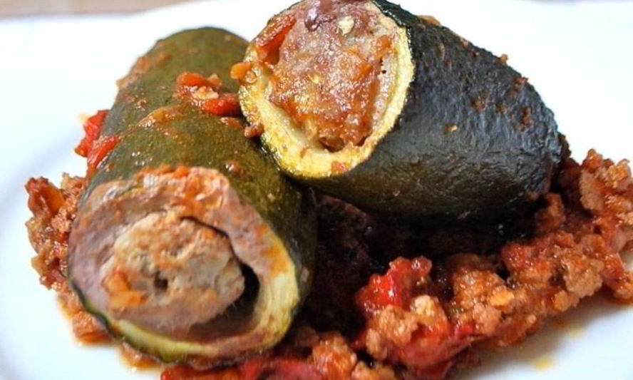 Рецепт цукини с фаршем в духовке