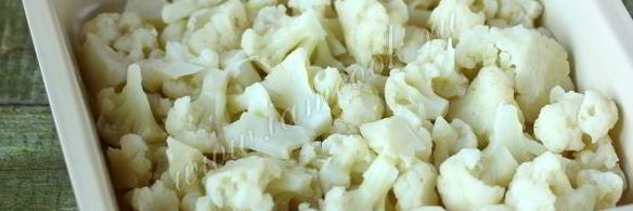 цветная капуста под сырным соусом