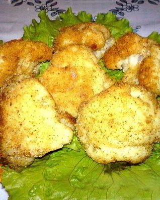 Цветная капуста в панировочных сухарях