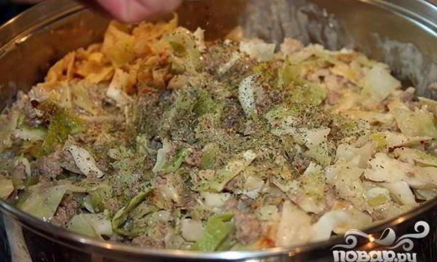 Рецепт тушеной капусты под соусом