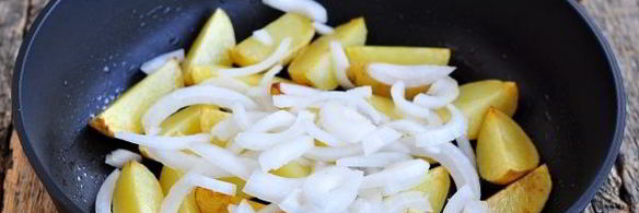 тушеная картошка с шампиньонами