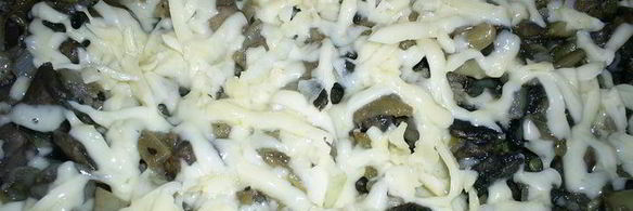 тушеная спаржевая фасоль с грибами