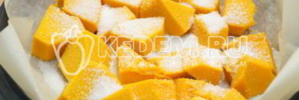 тыква с сахаром в духовке