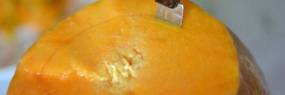 запеченная тыковка, фаршированная рисом с фаршем