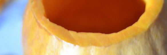 запеченная тыковка, фаршированная рисом с фаршем