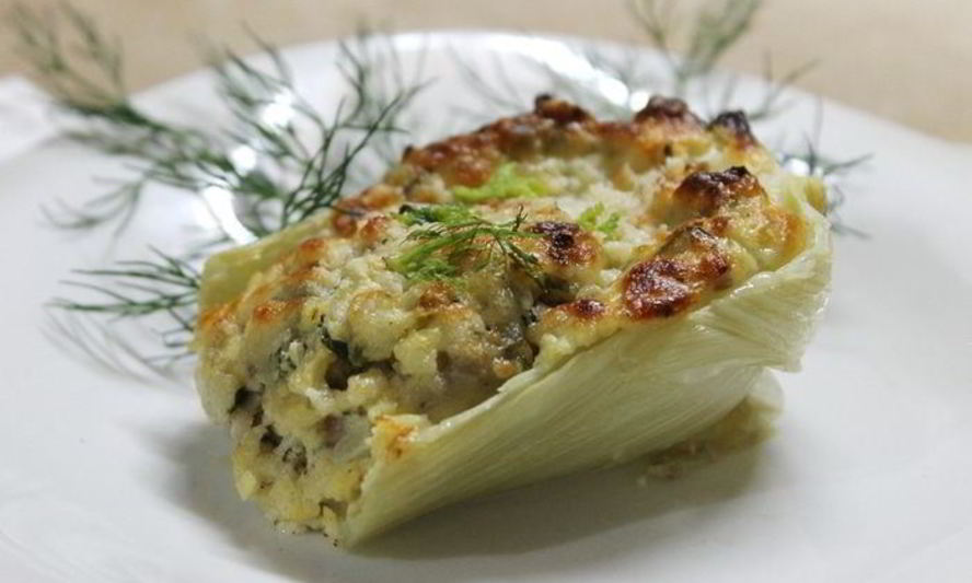 Рецепт запеченного фаршированного фенхеля