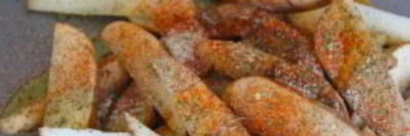 запеченный картофель дольками