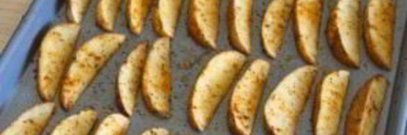 запеченный картофель дольками